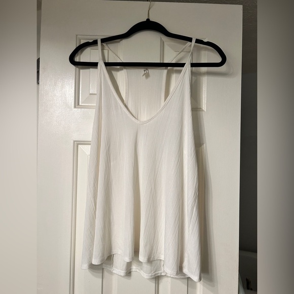 Free People Tops - Free People Intimately White Spaghetti Strap Cami Size M